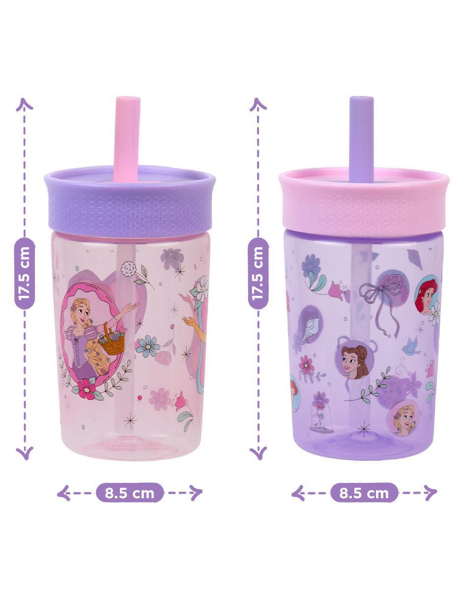 Set botella de agua con tapa rosca 450 ml 5