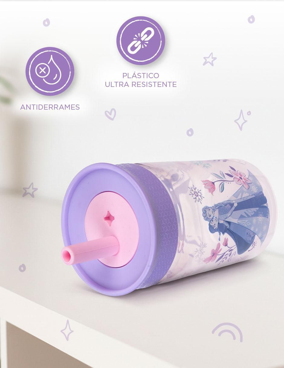 Set botella de agua con tapa rosca 450 ml