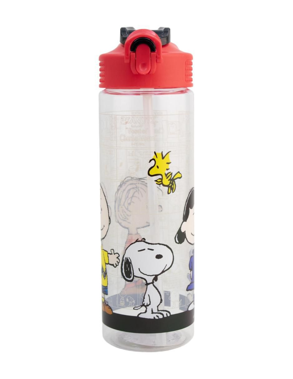 Botella hidratación Peanuts con tapa push pull 700 ml