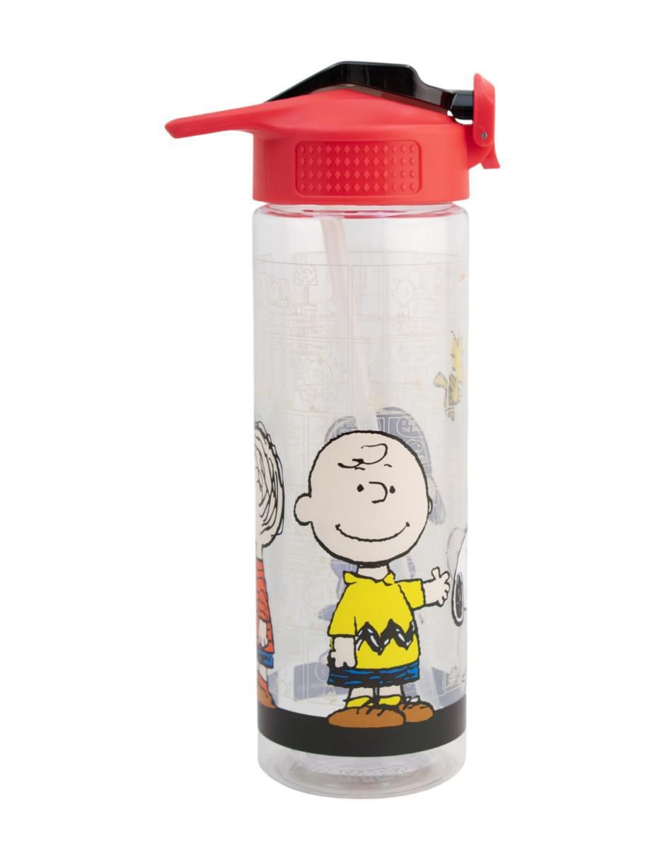 Botella hidratación Peanuts con tapa push pull 700 ml 2