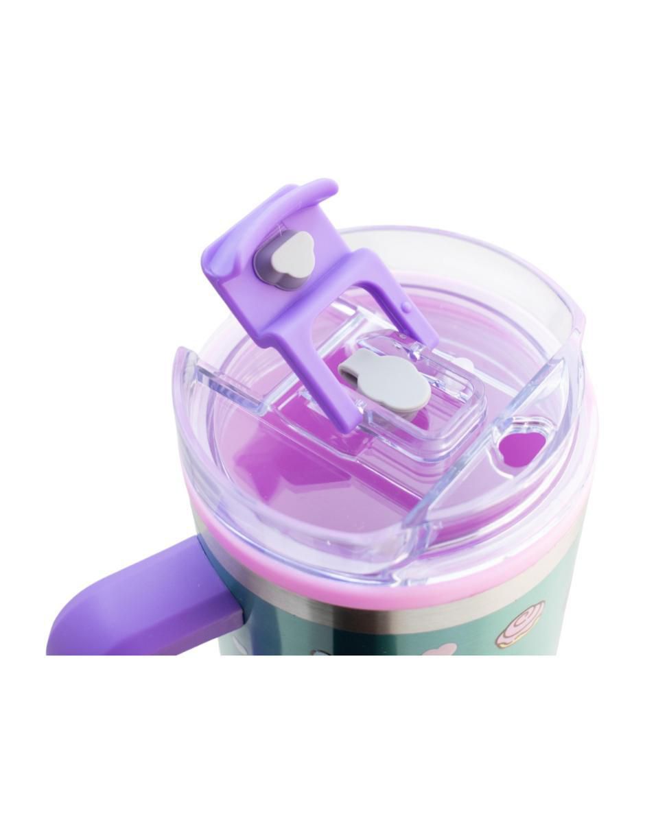 Termo doble pared de acero inoxidable Sanrio con tapa rosca 1.2 L 6