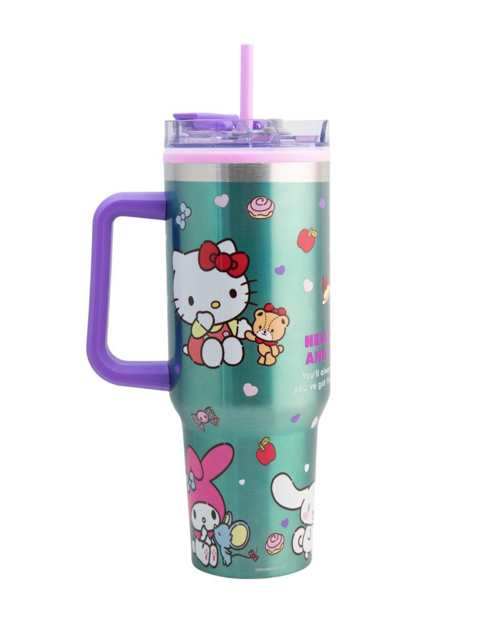 Termo doble pared de acero inoxidable Sanrio con tapa rosca 1.2 L Termo doble pared de acero inoxidable Sanrio con tapa rosca 1.2 L