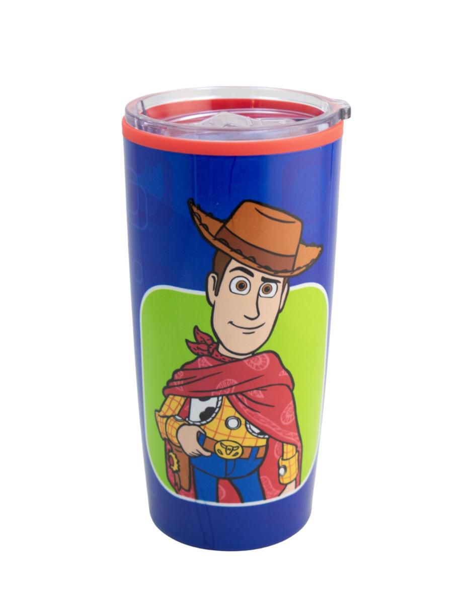 Termo doble pared de acero con plástico Toy Story con tapa a presión 500 ml 6