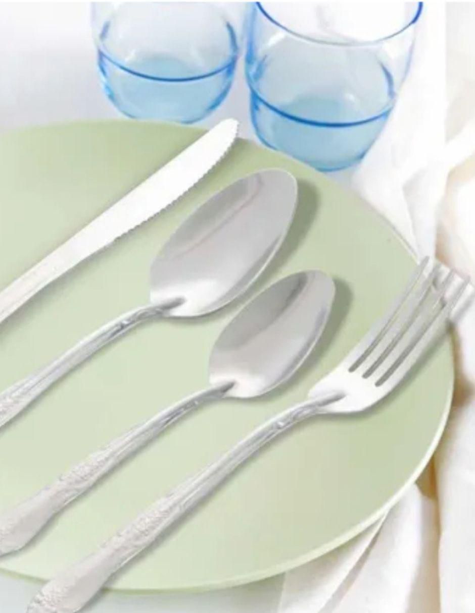 Set cubiertos azalea "de" acero inoxidable 12 piezas "piezas" 3