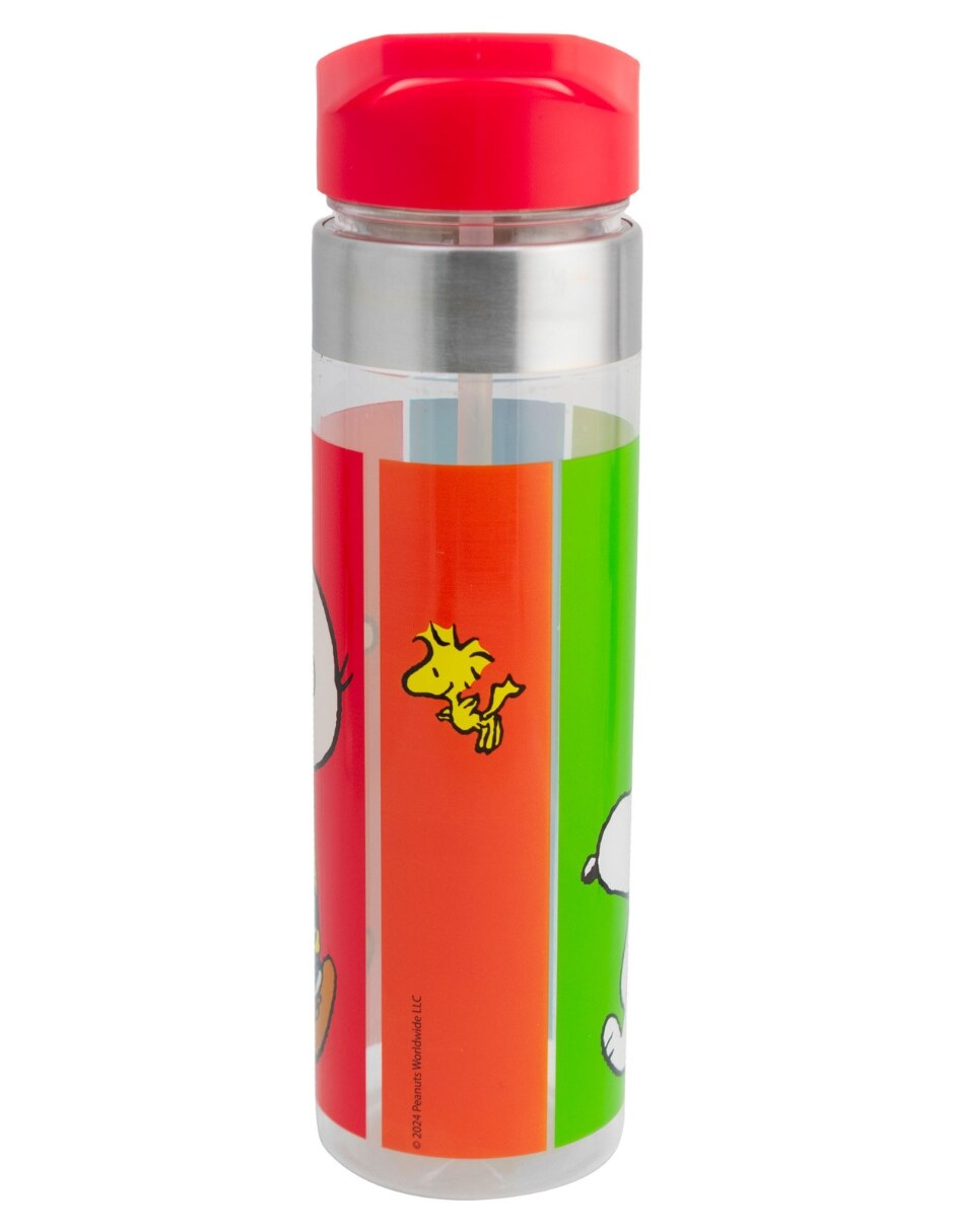 Botella hidratación Peanuts con tapa push pull 650 ml 5
