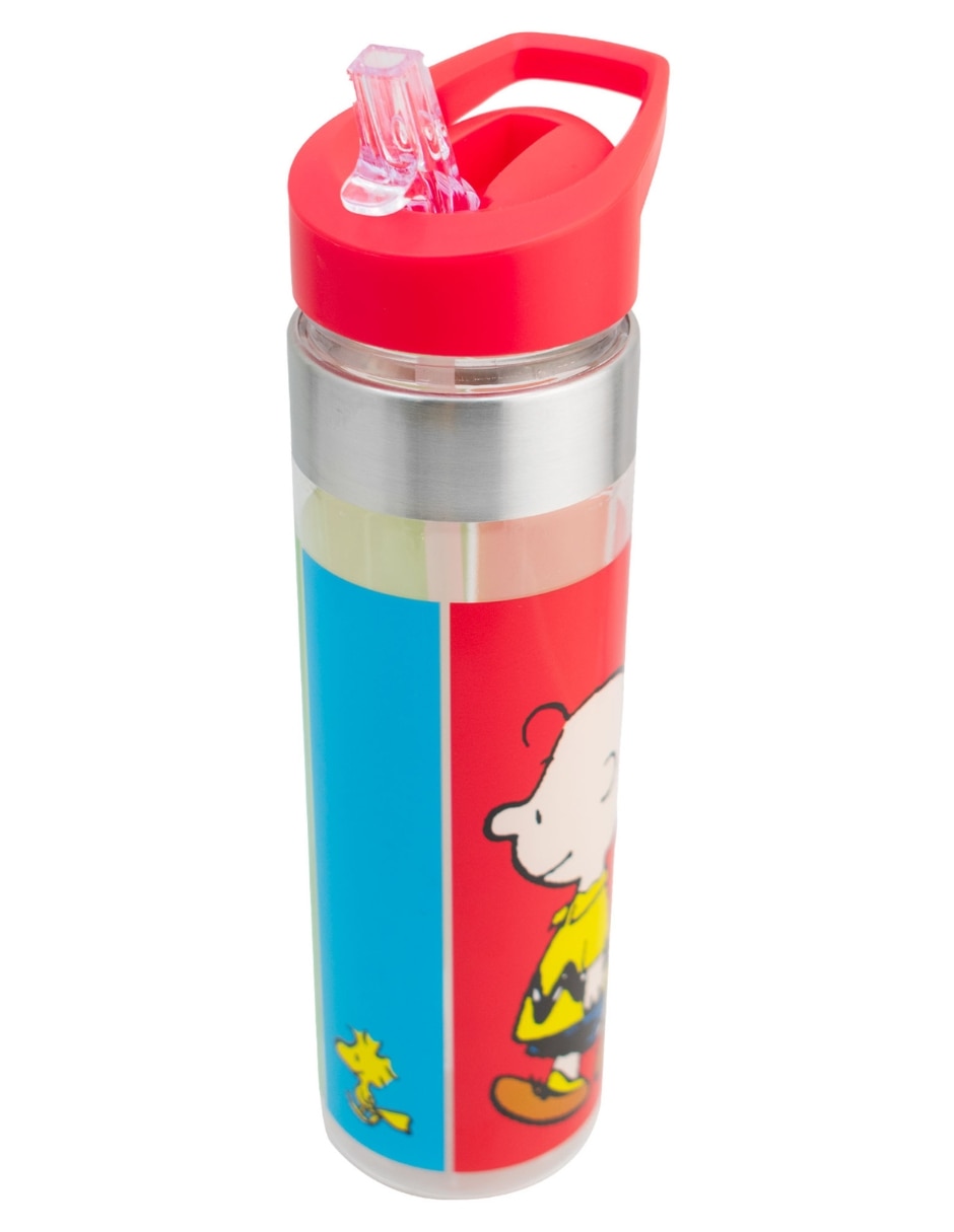 Botella hidratación Peanuts con tapa push pull 650 ml 2