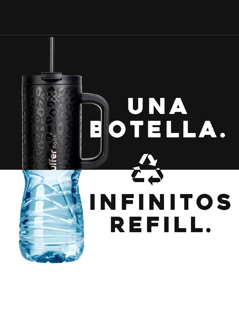 Termo de acero inoxidable con tapa rosca 1200 ml 5