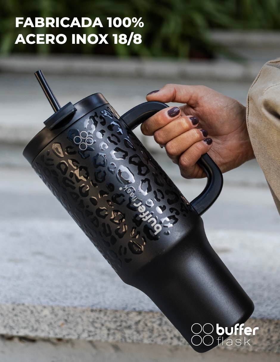 Termo de acero inoxidable con tapa rosca 1200 ml 7