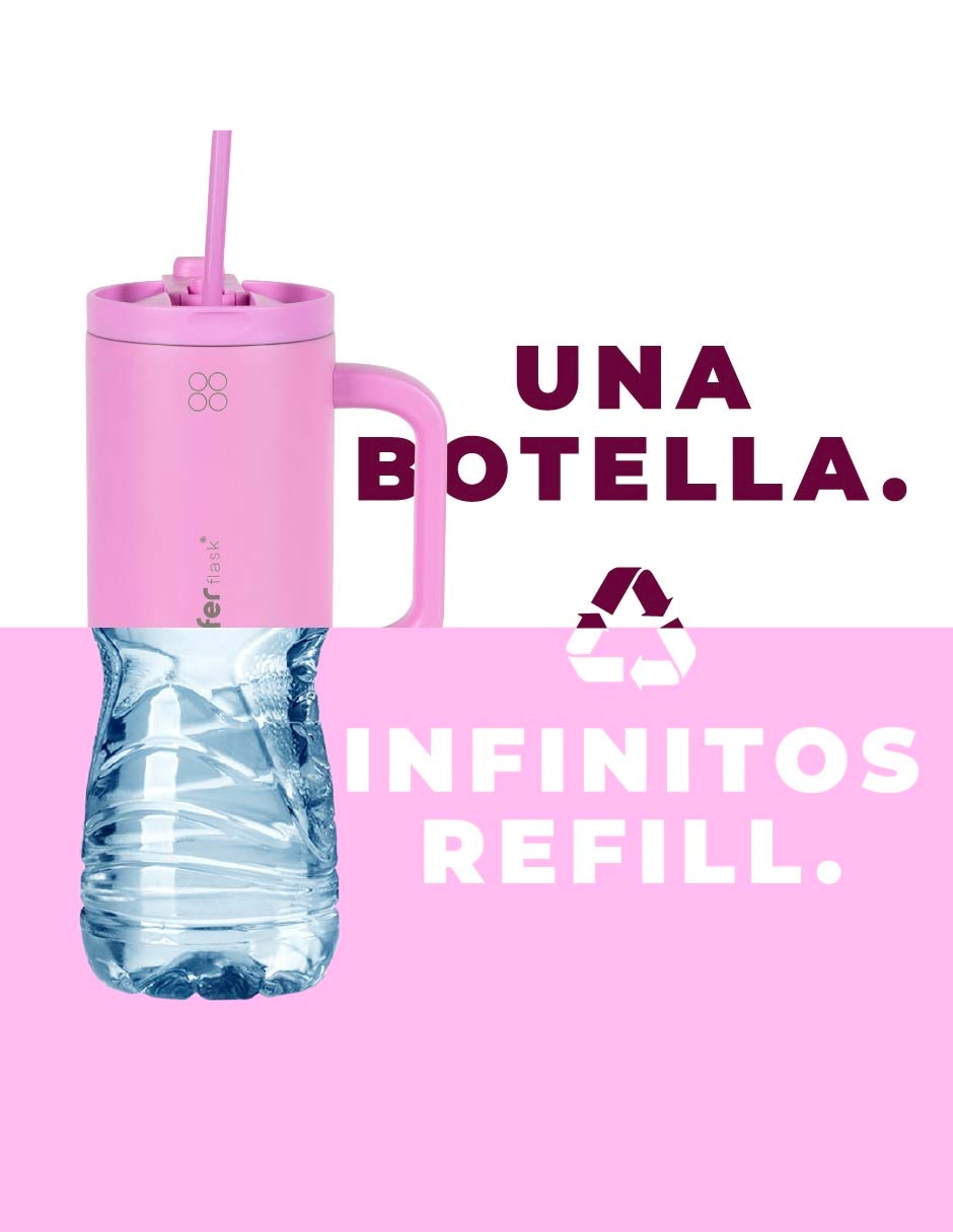Termo de acero inoxidable con tapa rosca 2