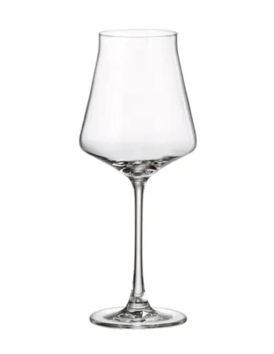 Copa para vino Bohemia de vidrio 6 piezas 2