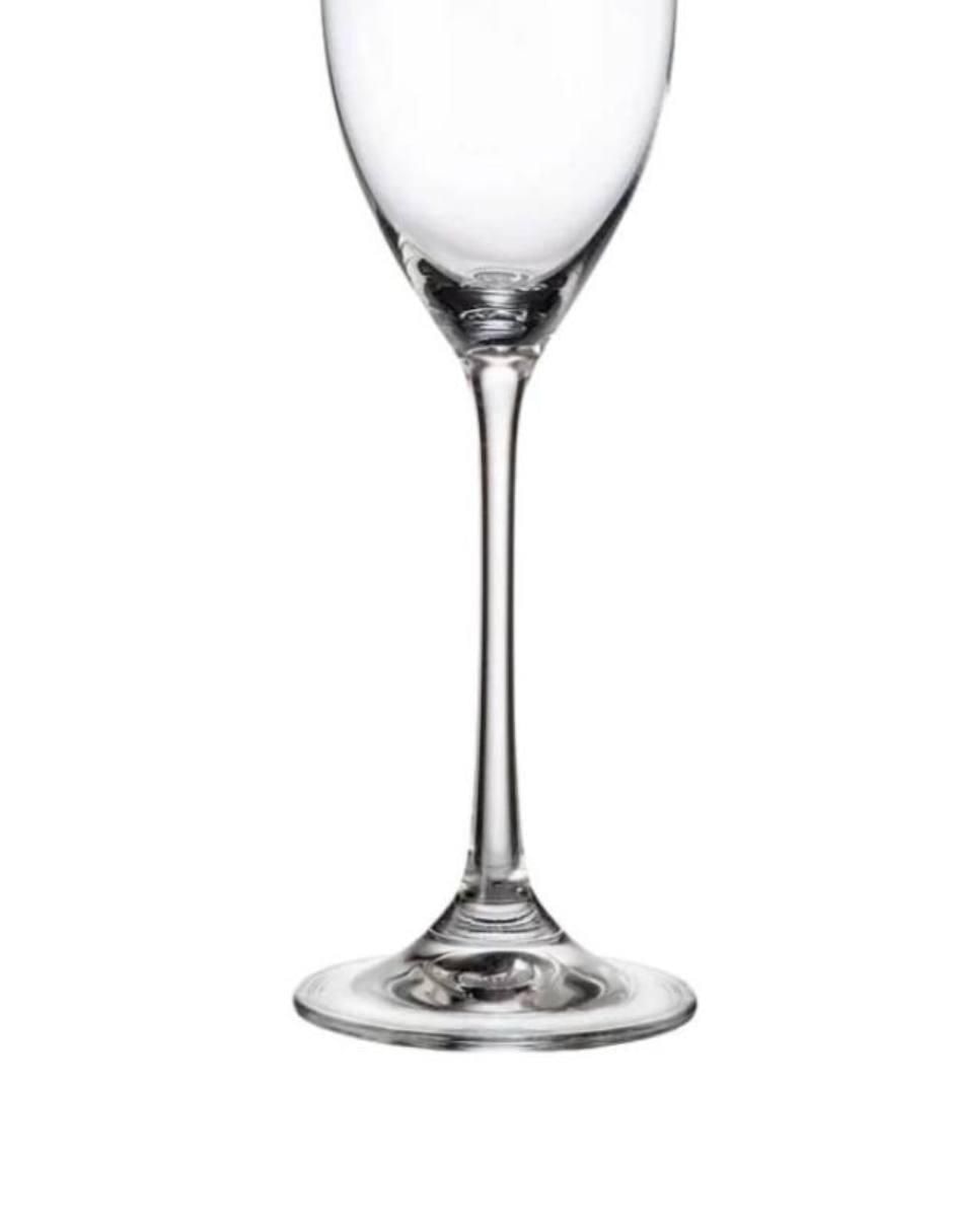 Copa para champán Bohemia de vidrio 6 piezas 2