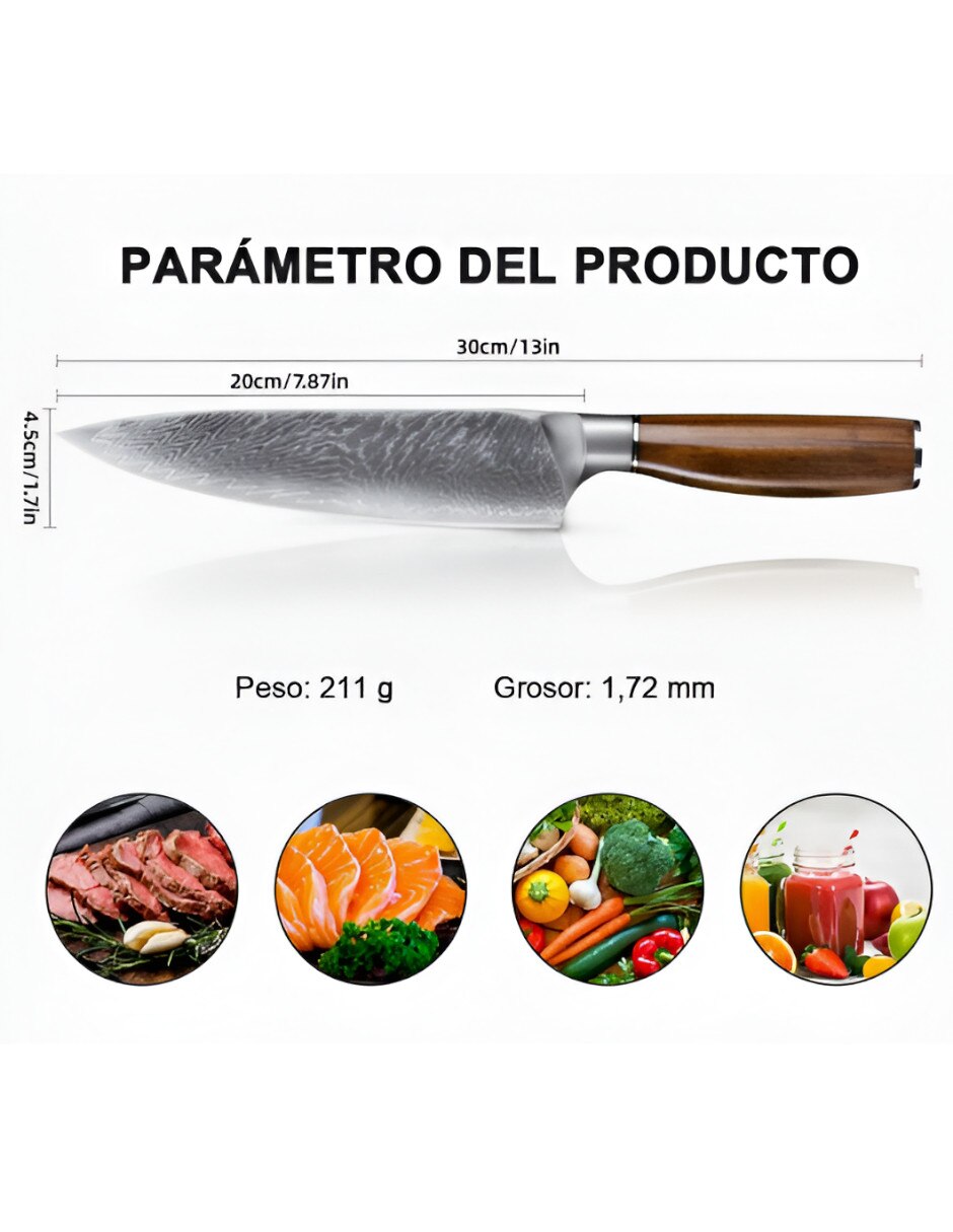 Cuchillo para chef 3 piezas 3