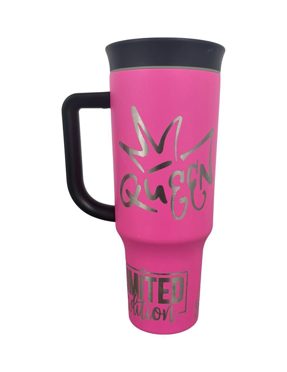 Set termo de acero inoxidable Power Girls con tapa rosca