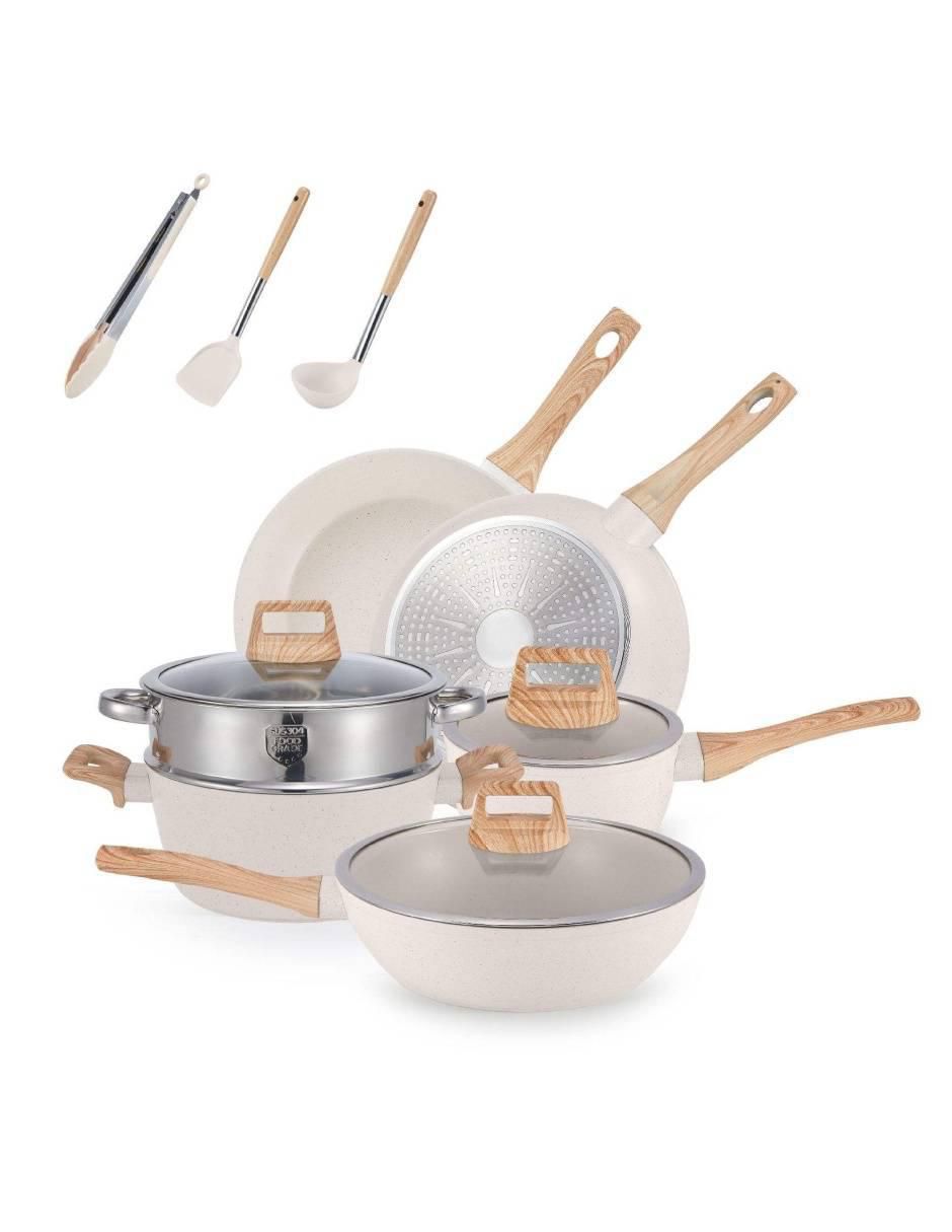 Batería de cocina US-307 antiadherente cerámica 12 piezas Batería de cocina US-307 antiadherente cerámica 12 piezas