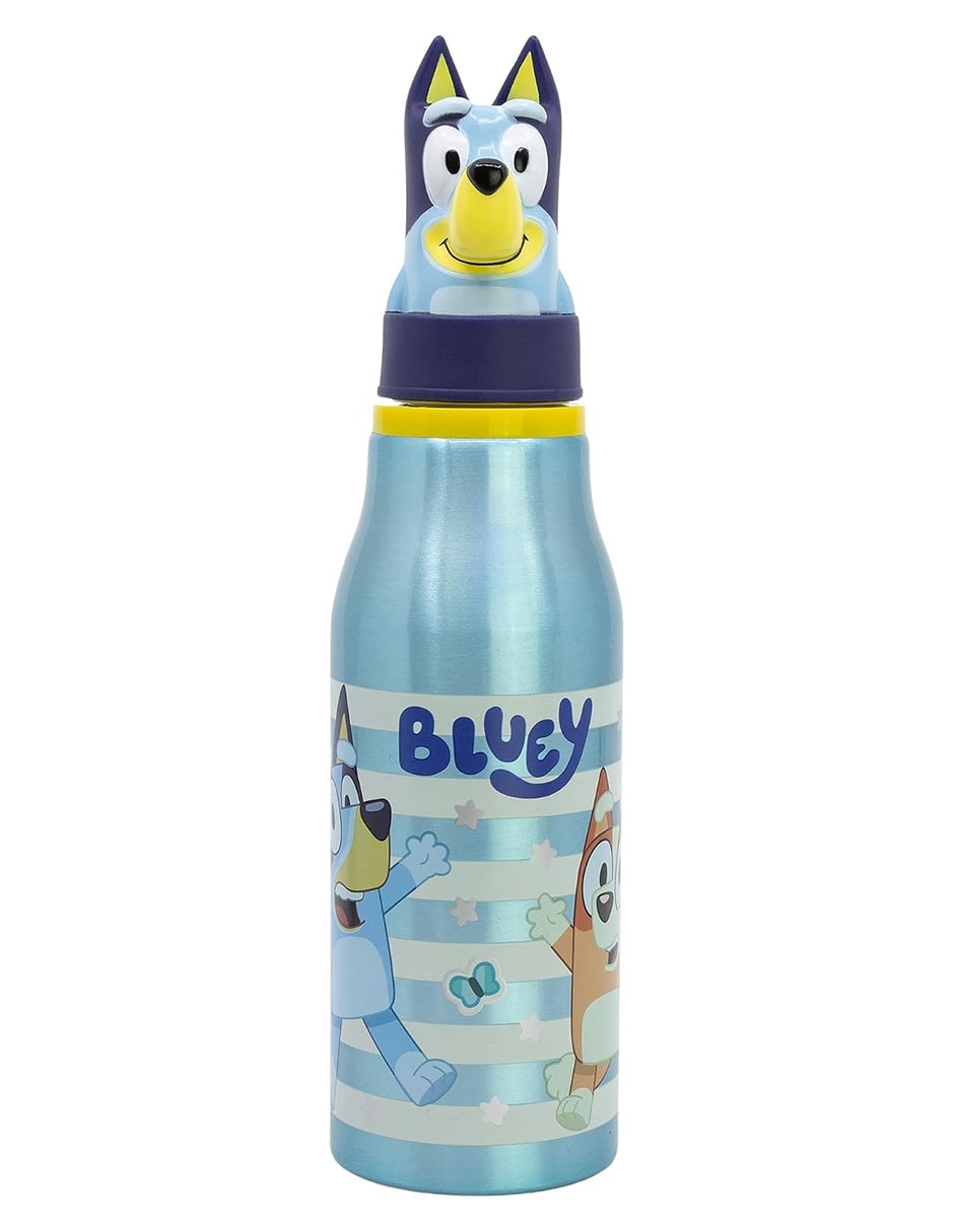 Botellade agua de plástico bluey con tapa rosca 600 ml 1