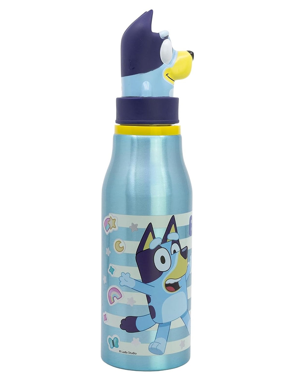 Botellade agua de plástico bluey con tapa rosca 600 ml 2