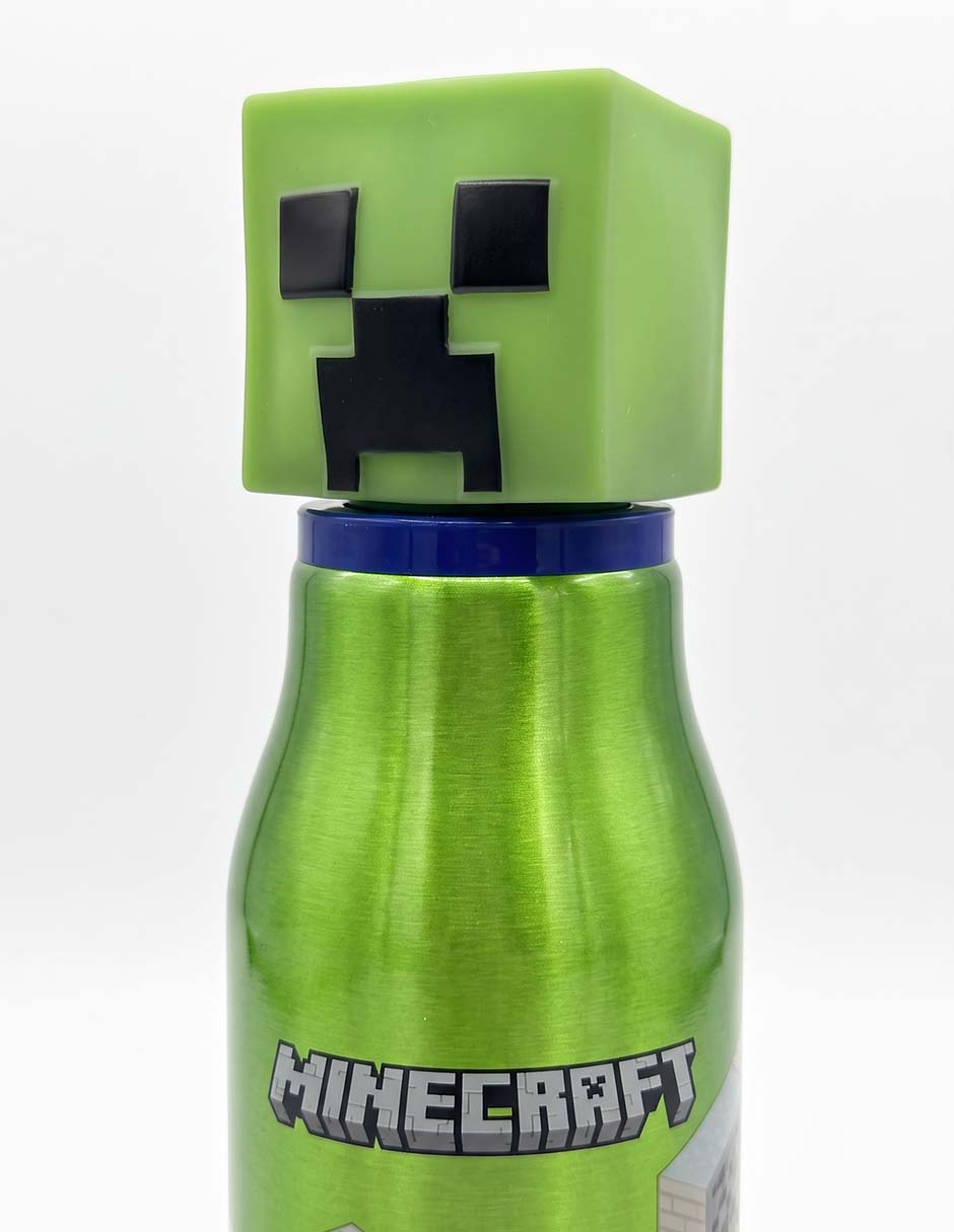 Termo minecraft con tapa rosca 600 ml Termo minecraft con tapa rosca 600 ml