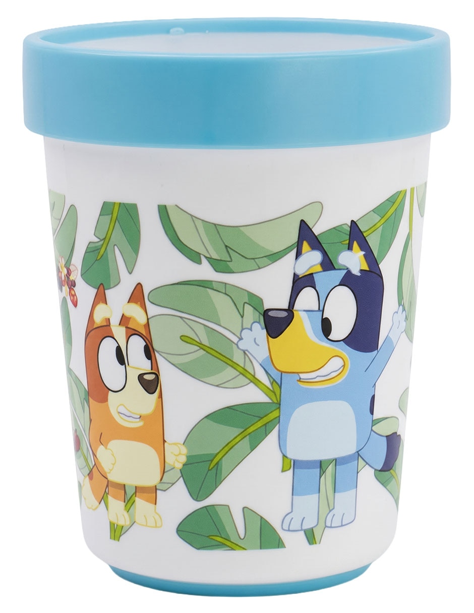 Kit vajilla infantil bluey de plástico 5 piezas