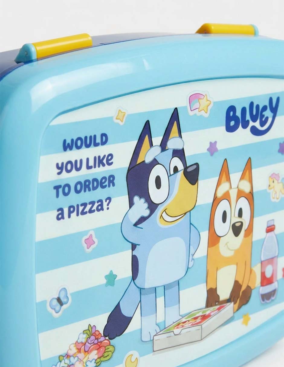 Lonchera bluey y bingo de plástico