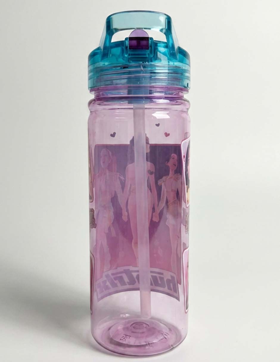 Botella de agua de plástico con tapa flip top 580 ml 2