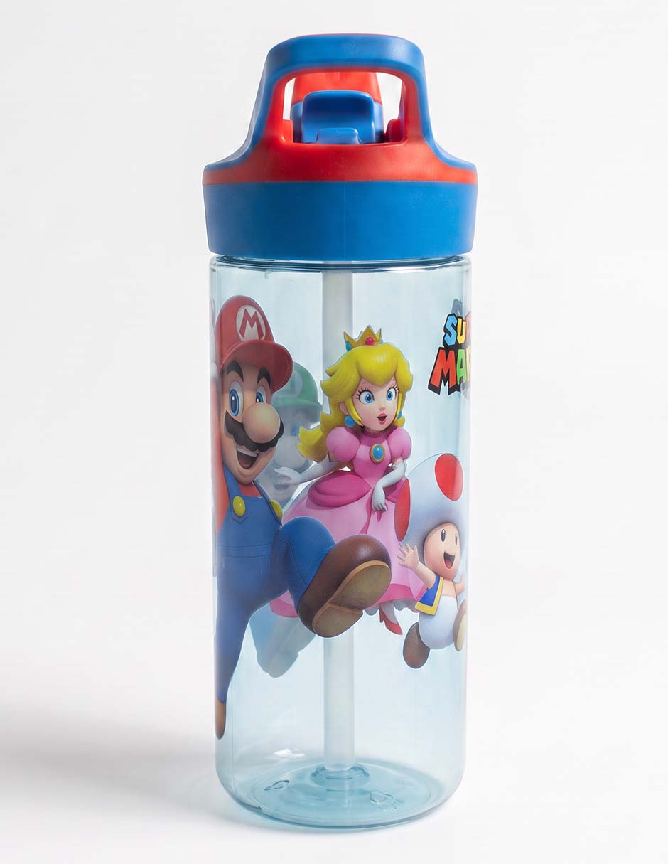 Botella de plástico con tapa flip top 475 ml 1