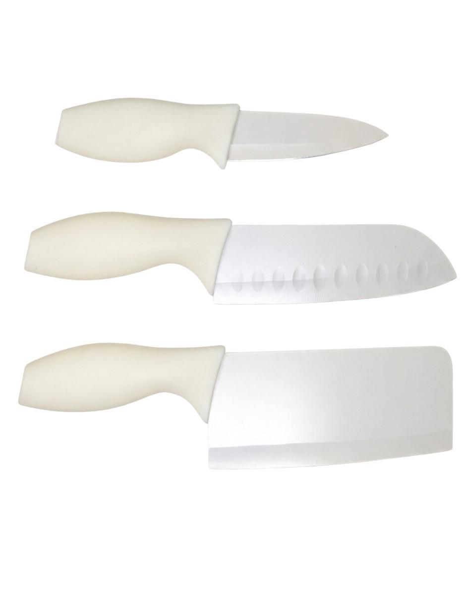 Set de cuchillos multiusos Ideen Cook 3 piezas