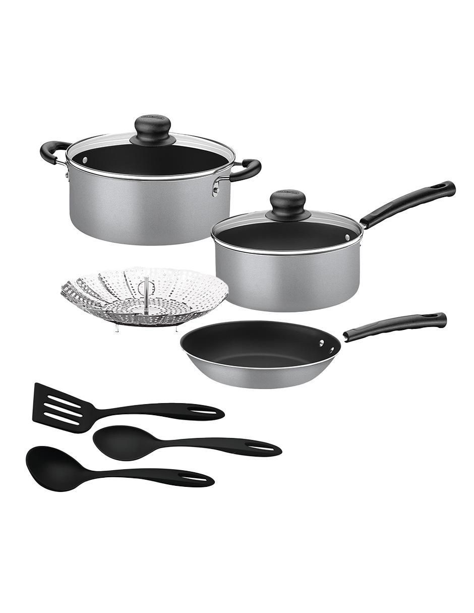 Batería de cocina New Primaware de aluminio antiadherente starflon max 9 piezas