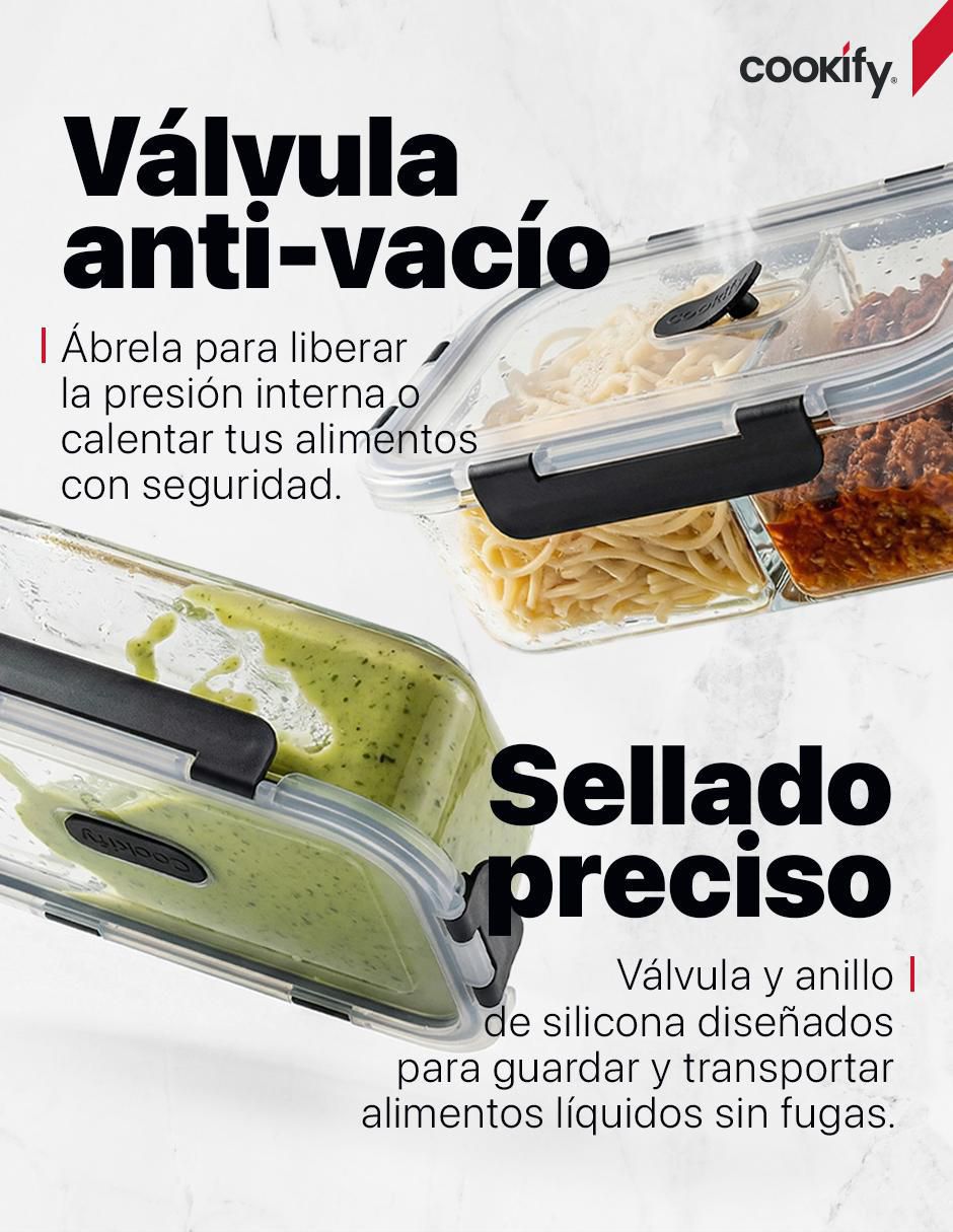 Set contenedores con división herméticos no aplica "de" vidrio 10 piezas "piezas" 2