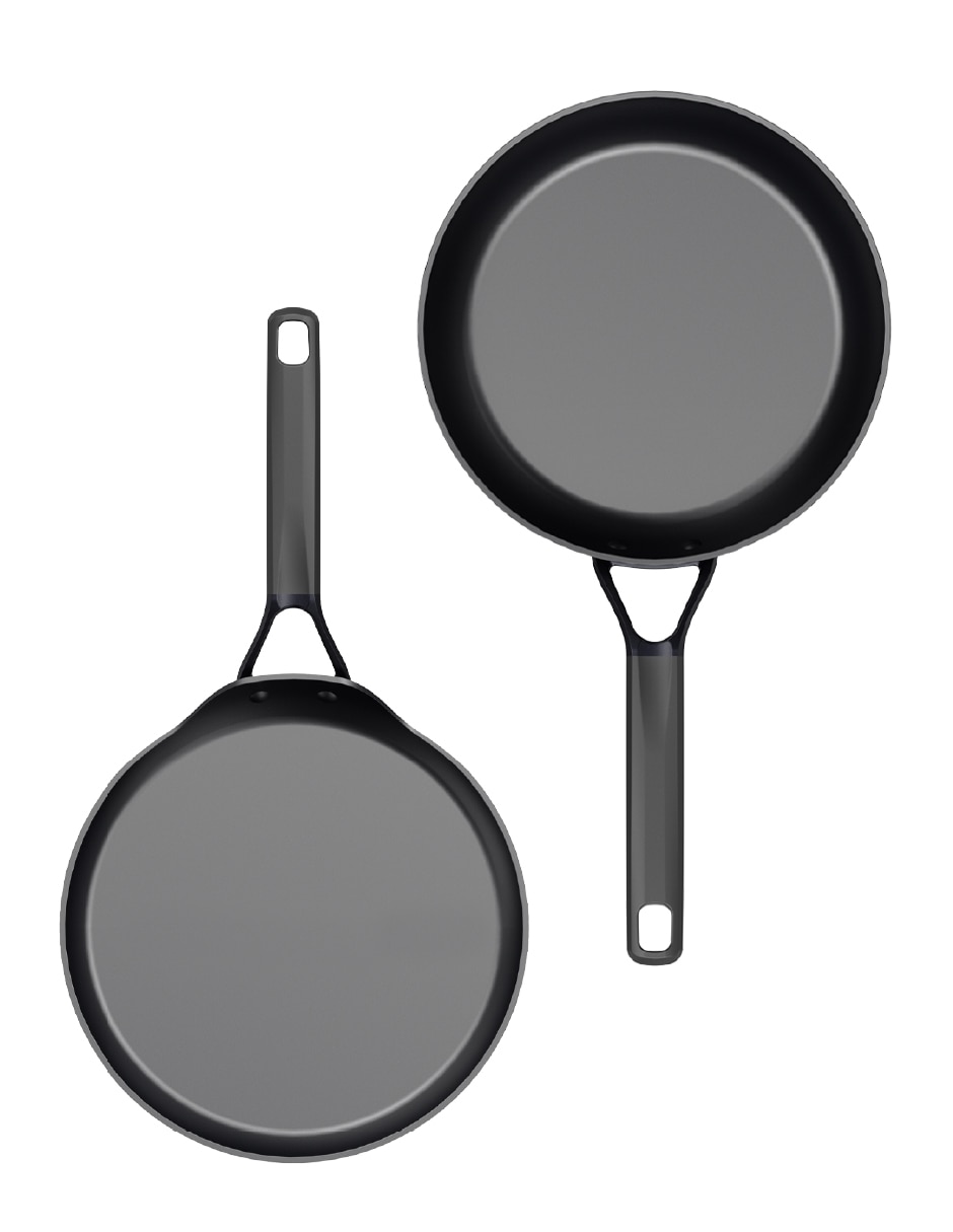 Set de sartenes de aluminio forjado 2 piezas 1