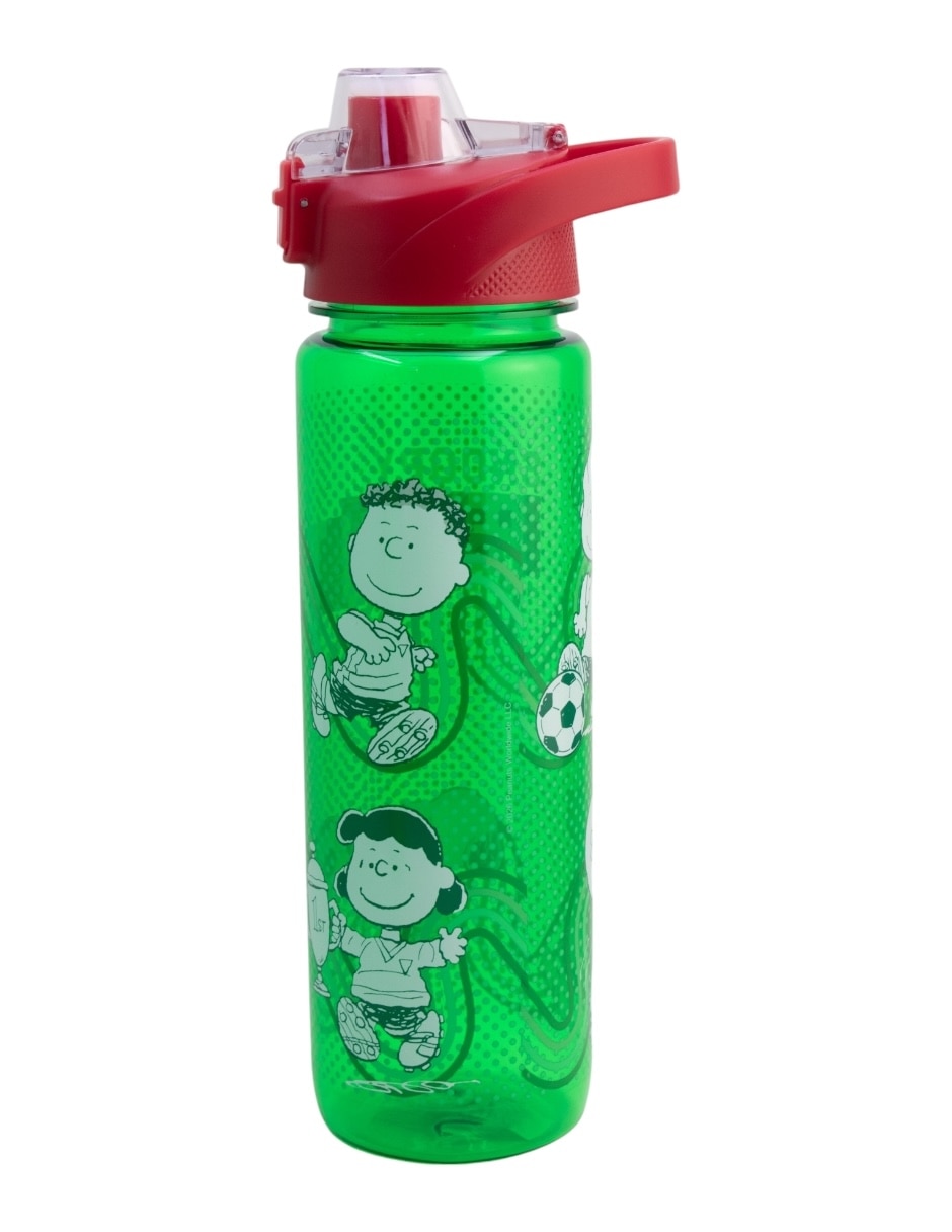 Botella hidratación de plástico Snoopy mundial con tapa rosca 1 l Botella hidratación de plástico Snoopy mundial con tapa rosca 1 l