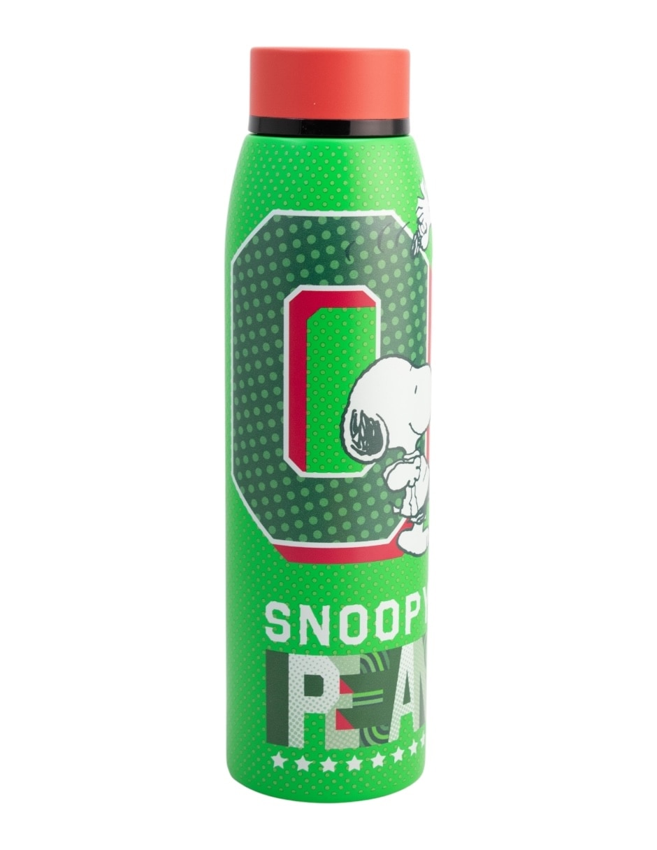 Termo de acero Snoopy mundial con tapa rosca 750 ml 2