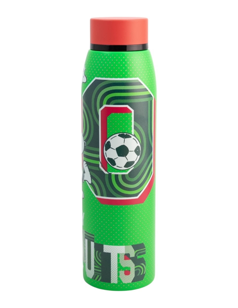Termo de acero Snoopy mundial con tapa rosca 750 ml 3