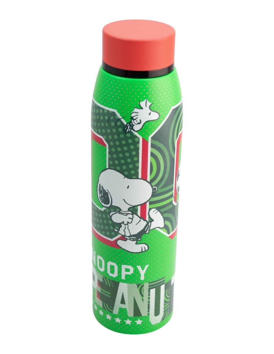 Termo de acero Snoopy mundial con tapa rosca 750 ml 4
