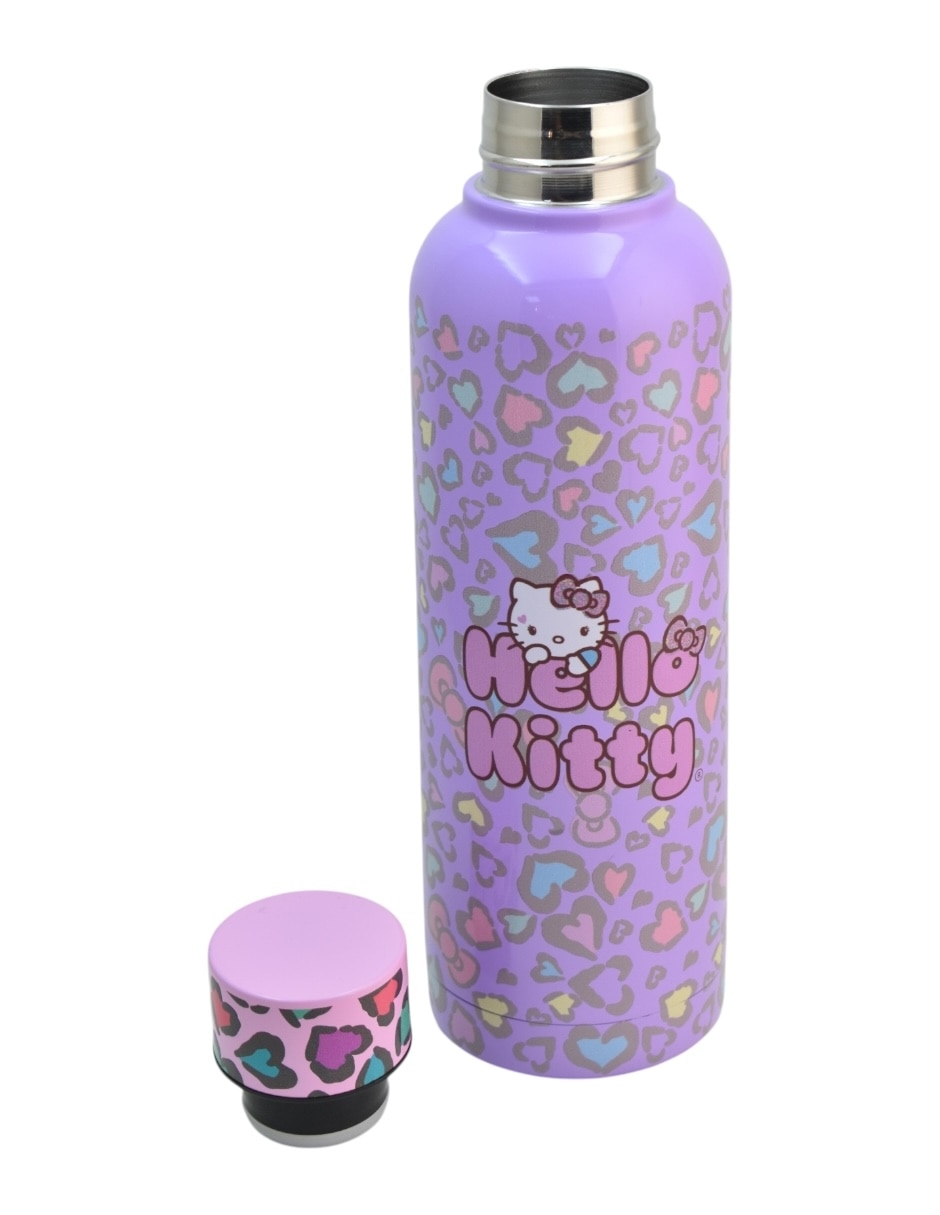 Termo de acero inoxidable Hello Kitty con tapa rosca 500 ml Termo de acero inoxidable Hello Kitty con tapa rosca 500 ml