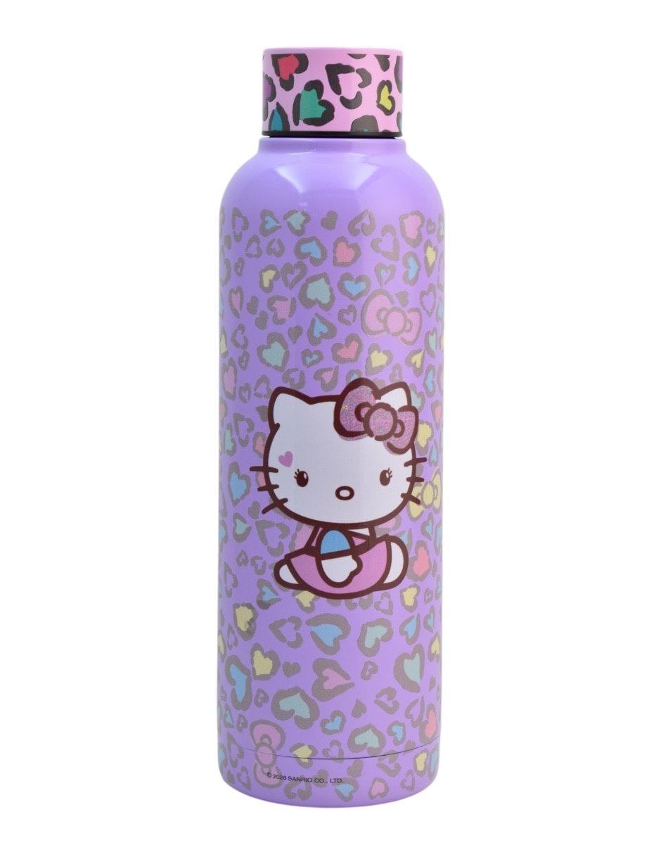Termo de acero inoxidable Hello Kitty con tapa rosca 500 ml 3