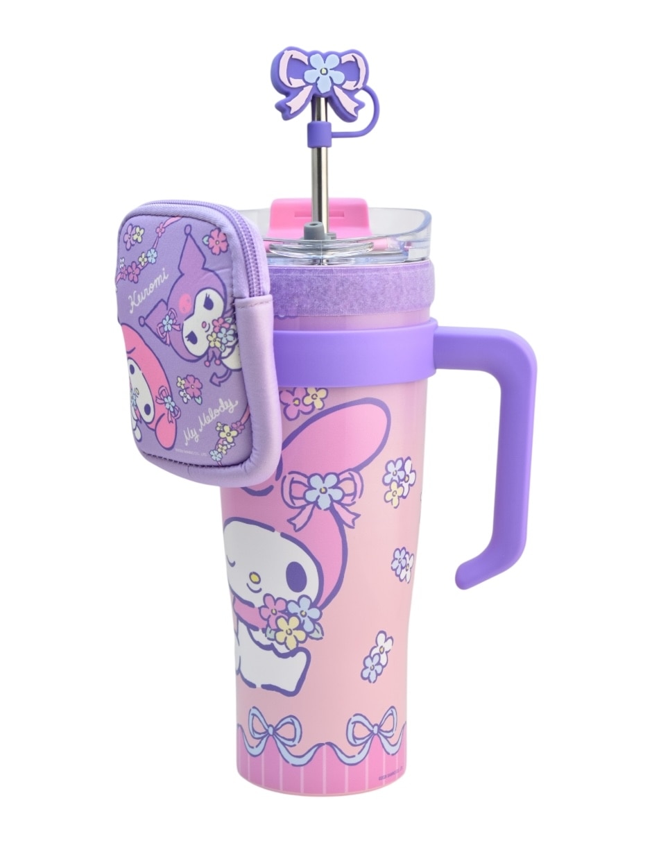 Termo de acero inoxidable Sanrio con tapa rosca 1.2 L Termo de acero inoxidable Sanrio con tapa rosca 1.2 L