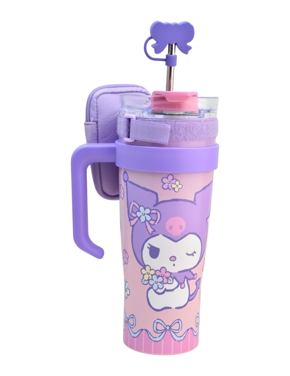 Termo de acero inoxidable Sanrio con tapa rosca 1.2 L 3