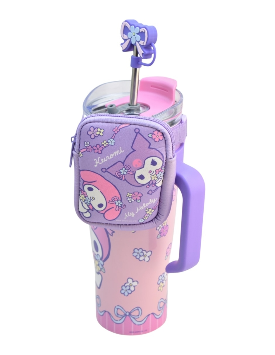 Termo de acero inoxidable Sanrio con tapa rosca 1.2 L 2