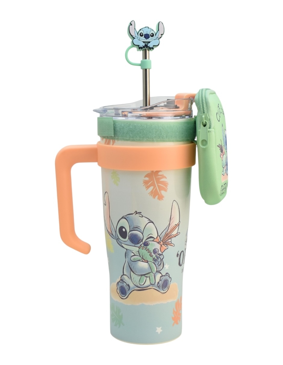 Termo de acero inoxidable Stitch con tapa rosca 1.2 l