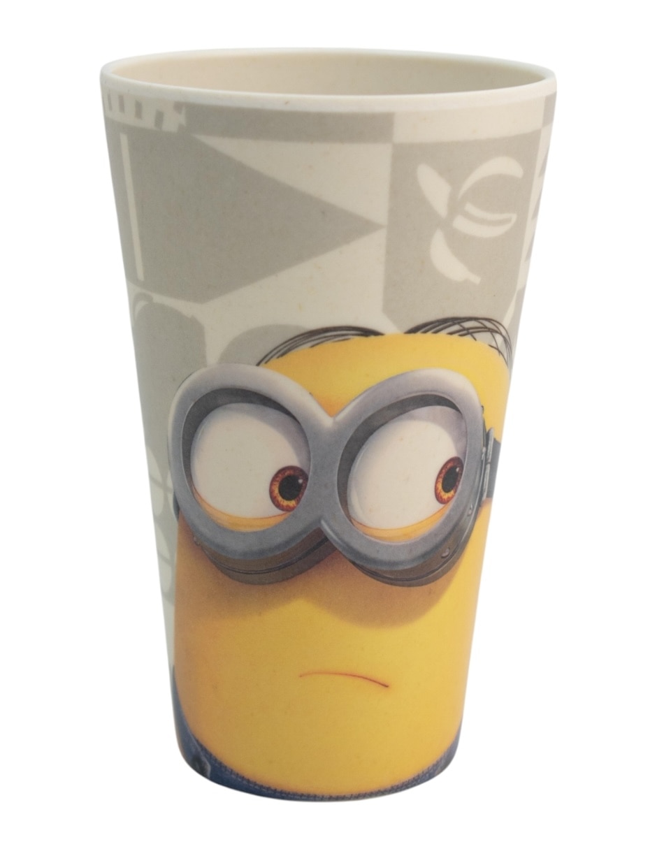 Vajilla cerrada Minions de bambú para 4 personas 4