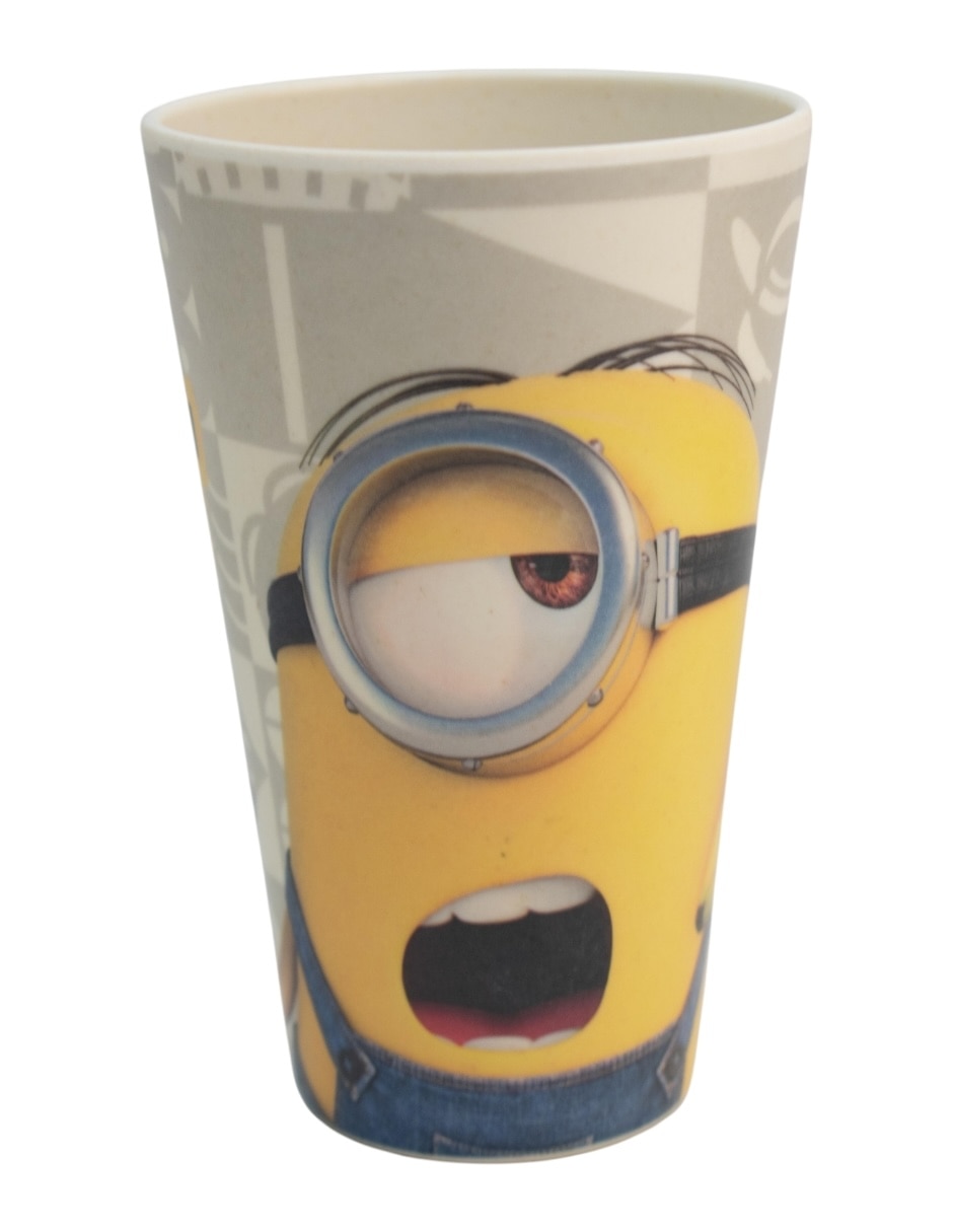Vajilla cerrada Minions de bambú para 4 personas 6