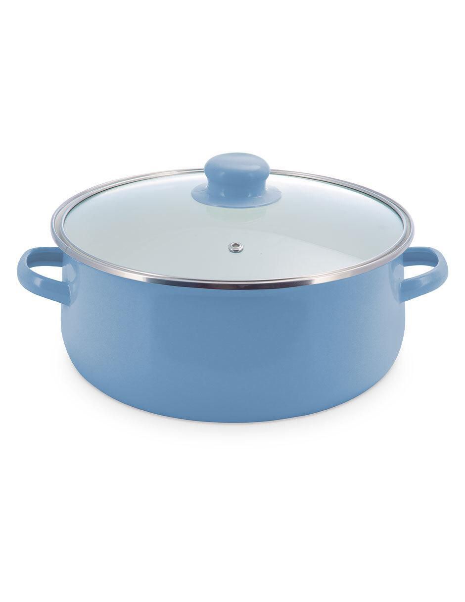 "batería de cocina" c0455-00 "de" acero vitrificado "antiadherente" antiadherente sin pfoa 20 piezas "piezas" 4