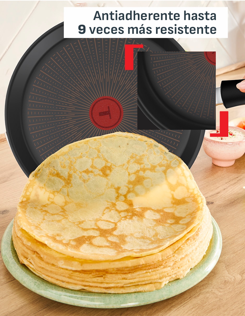 Sartén para crepas Excellence + de aluminio 3