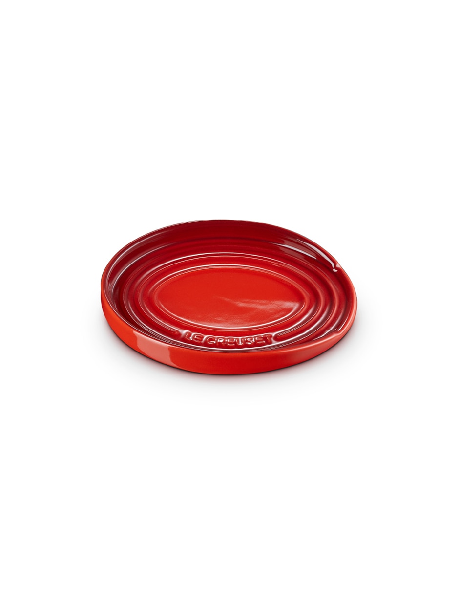 Porta cuchara le creuset cerise