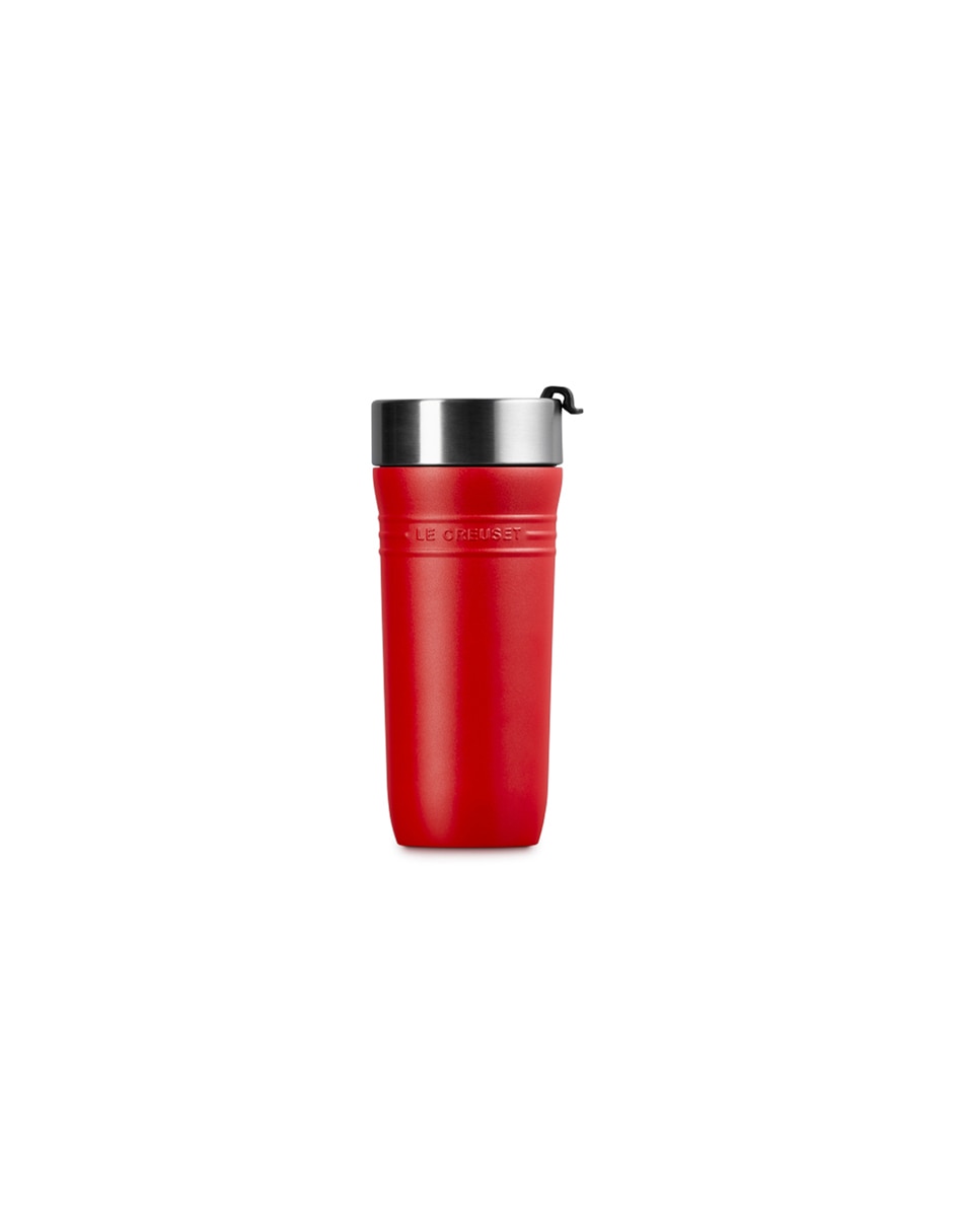 Termo de acero inoxidable con tapa a presión 590 ml