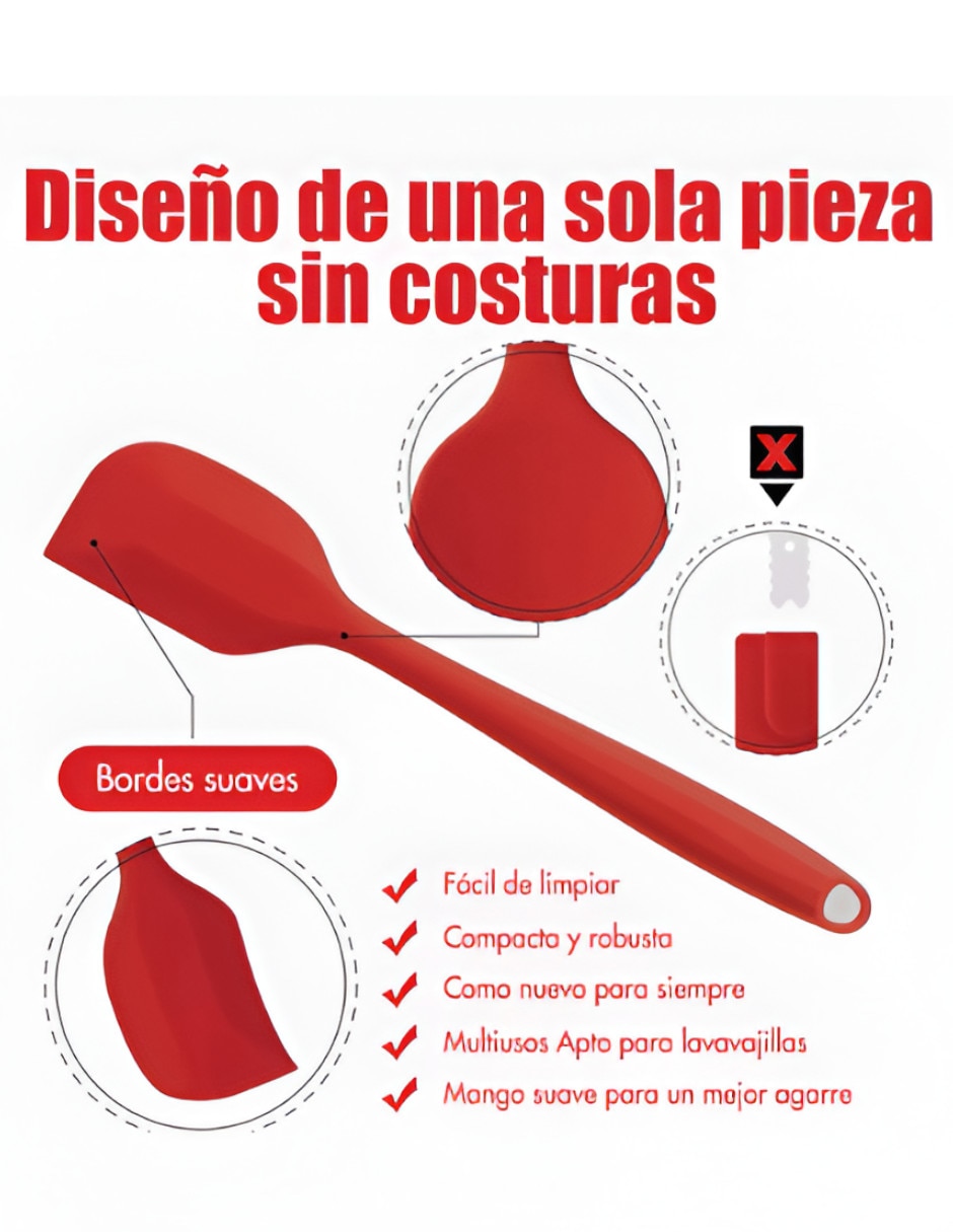 Set espátulas Xtelar silicón 3