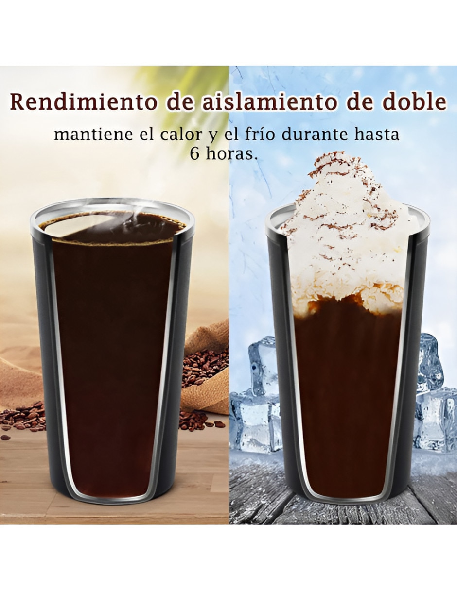 Termo de acero inoxidable con tapa rosca