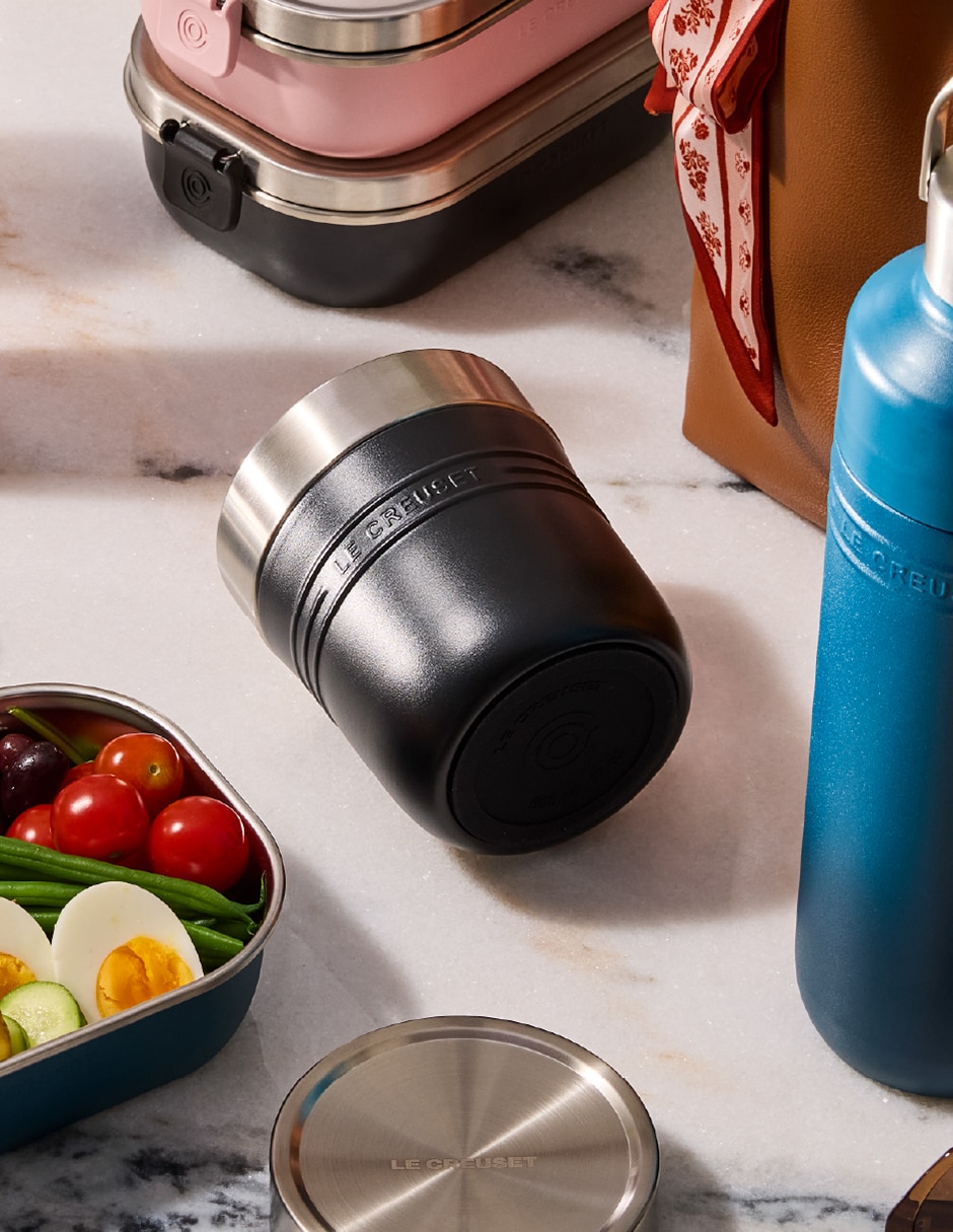 Termo de acero inoxidable con tapa a presión 500 ml 2