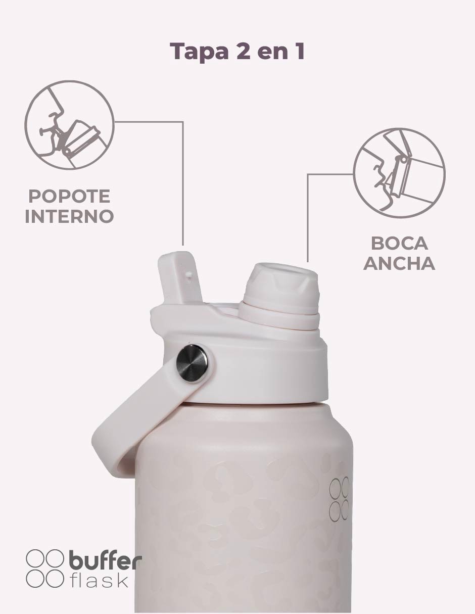 Termo de acero inoxidable Balandra con tapa doble rosca 1 L 5