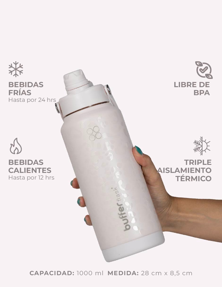 Termo de acero inoxidable Balandra con tapa doble rosca 1 L 6